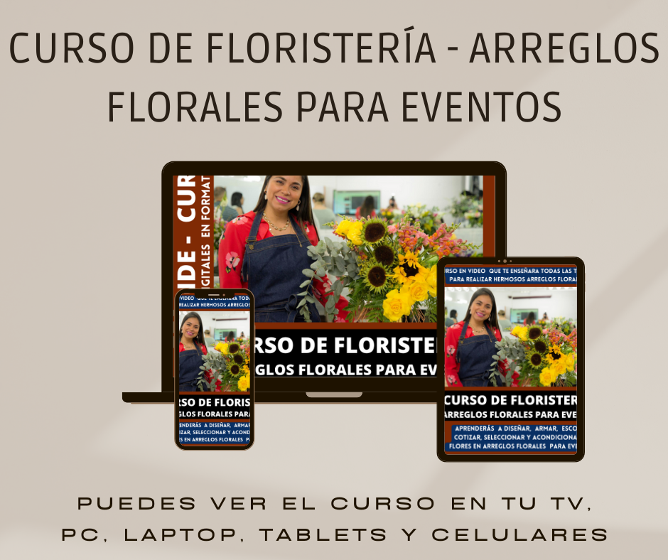 Curso De Florister A Arreglos Florales Para Eventos Market Total